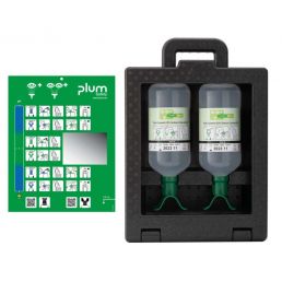 Stacja PLUM iBox 2 z płukankami - 2 x Eyewash DUO 1000 ml (nr 4924)