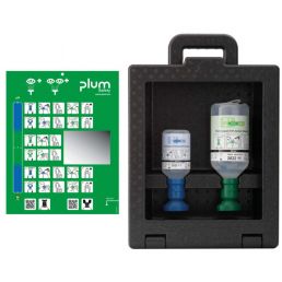 Stacja PLUM iBox 2 z płukankami pH Neutral 200 ml + Eyewash 500 ml (nr 4921) 