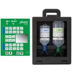 Stacja PLUM iBox 2 z płukankami pH Neutral DUO 500 ml + Eyewash DUO 1000 ml (nr 4923)