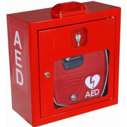 Szafka na defibrylator AED - czerwony