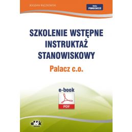 Szkolenie wstępne Instruktaż stanowiskowy Palacz c.o.