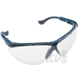 Okulary ochronne bezbarwne HONEYWELL XC (nr 1011027) - oprawka niebieska