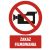 Znak GC029 - "Zakaz filmowania" - 20x30cm; folia