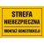 Tablica OA084 - "Strefa niebezpieczna. Montaż konstrukcji" - 35x25cm; płyta 0,6mm