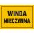 Tablica OA102 - "Winda nieczynna" - 35x25cm; płyta 0,6mm