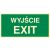 Znak "Wyjście EXIT"