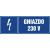 Znak "Gniazdo 230V"