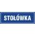 Znak PA010 - "Stołówka" - 30x10cm; płyta 1mm