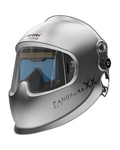 Przyłbica spawalnicza OPTREL Panoramaxx CLT srebrna z nagłowiem IsoFit® - srebrna