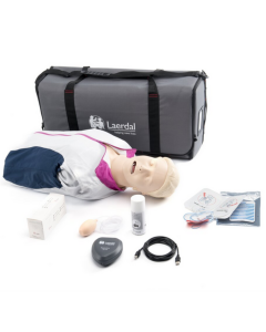 Fantom do nauki resuscytacji LAERDAL Resusci Anne QCPR AED Airway Head Torso with Carry Bag