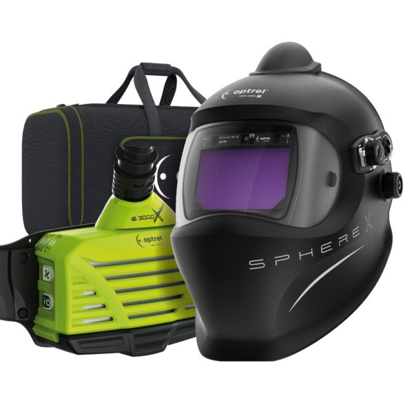 Aparat nadmuchowy OPTREL e3000X z przyłbicą SphereX 2.5
