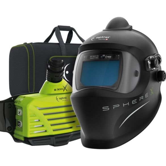 Aparat nadmuchowy OPTREL e3000X z przyłbicą SphereX QUATTRO