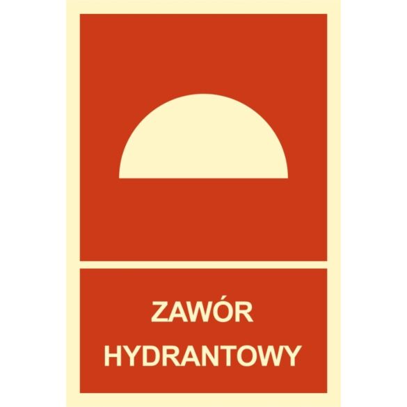 Znak "Zawór hydrantowy" BB015