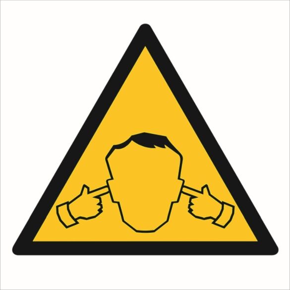 Znak "Uwaga! Hałas" GE014