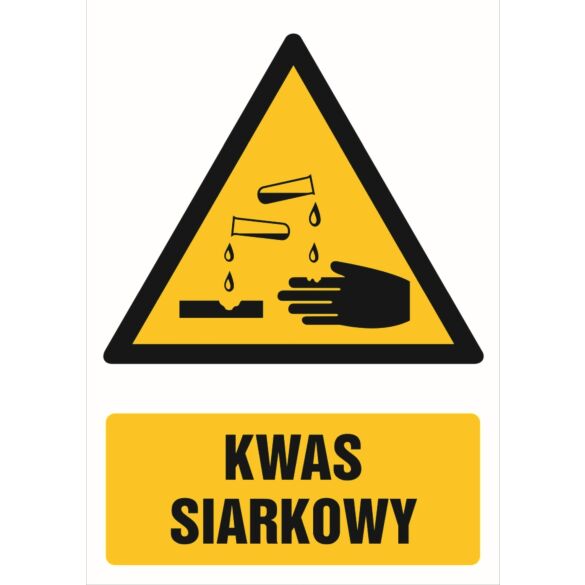 Znak "Kwas siarkowy" GF010