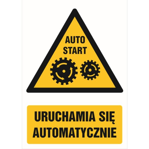 Znak "Uruchamia się automatycznie" GF032