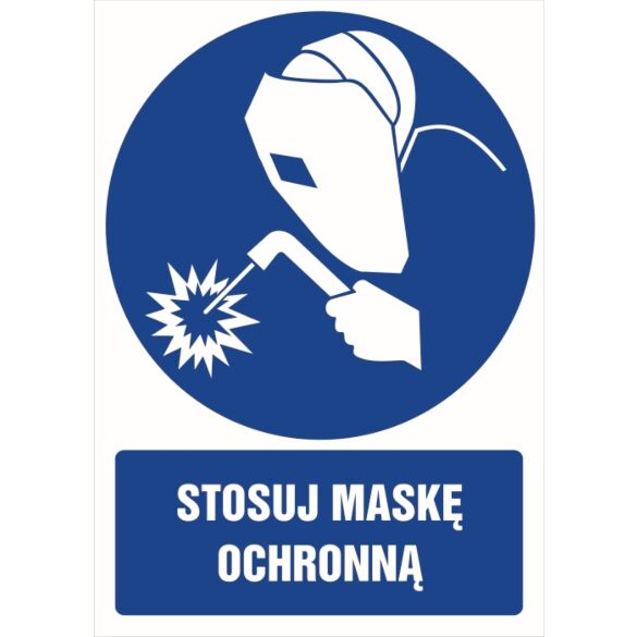 Znak "Stosuj maskę ochronną"