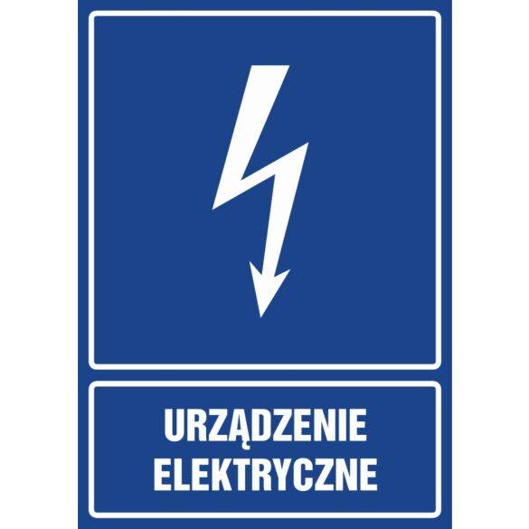 Znak "Urządzenie elektryczne"