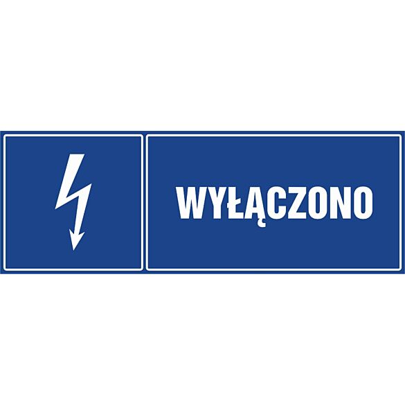 Znak "Wyłączono"