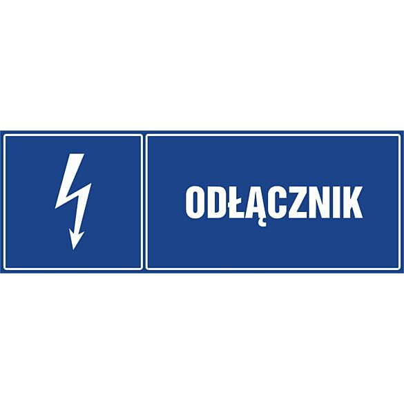 Znak "Odłącznik"