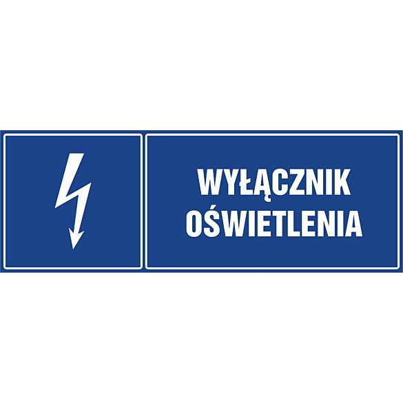 Znak "Wyłącznik oświetlenia"