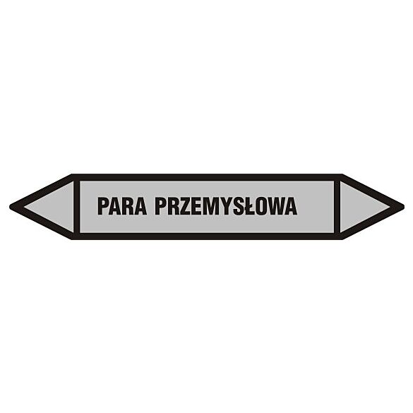 Znak JF311 - "PARA PRZEMYSŁOWA" - arkusz 5 naklejek - 22,5x4cm; folia