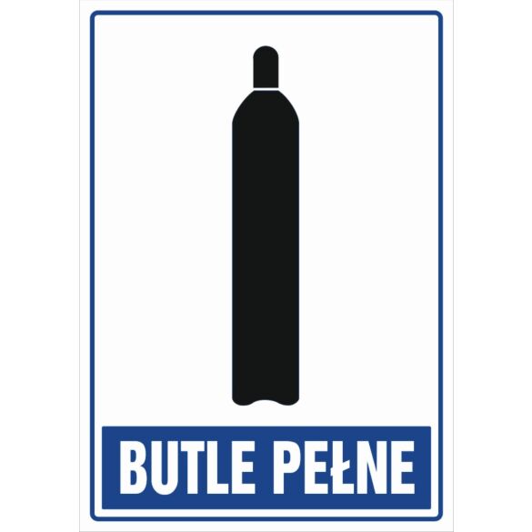 Znak "Butle pełne"