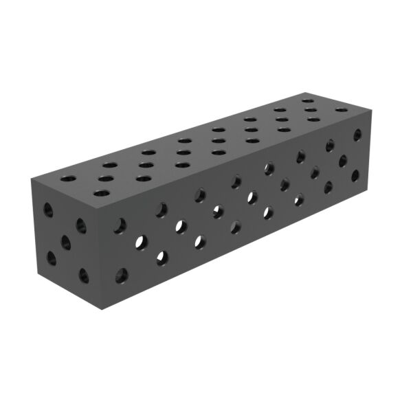Kostka 800x200x200 mm GPPH Pro do łączenia stołów spawalniczych