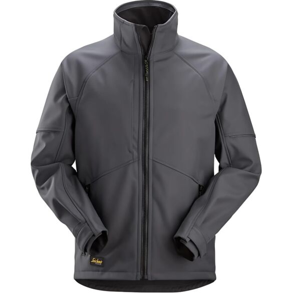 Kurtka Snikers softshell AllroundWork 1258 - szary - przód