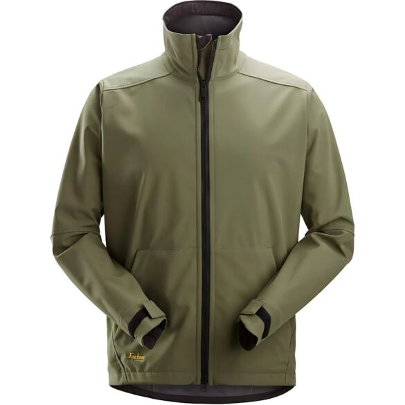Kurtka Snickers softshell wiatroszczelna AllroundWork 1205-3100- oliwkowy - przód