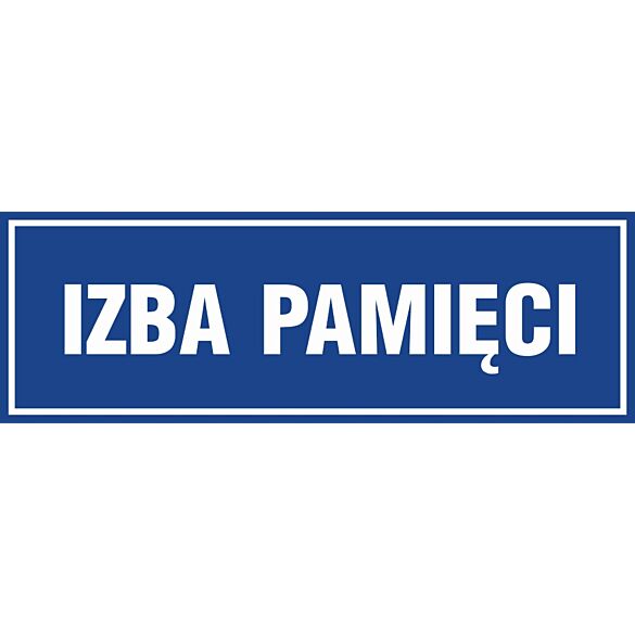 Znak "Izba pamięci" PA044