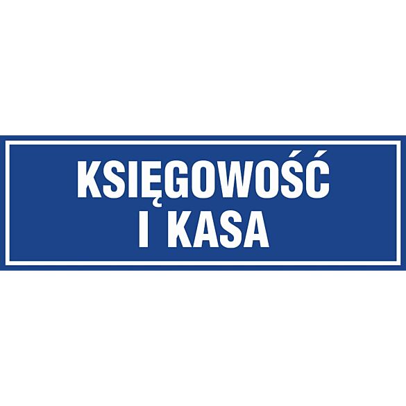 Znak "Księgowość i kasa" PA122