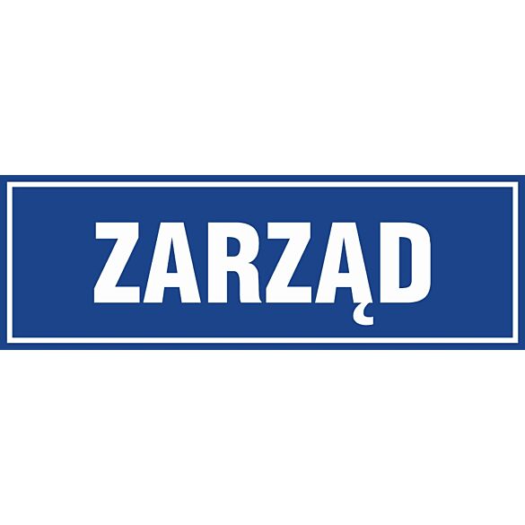 Znak "Zarząd" PA132