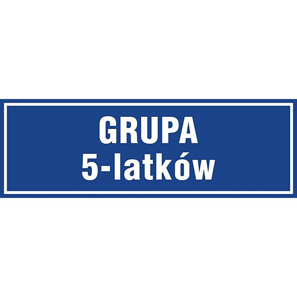 Znak "Grupa 5-latków" PA189