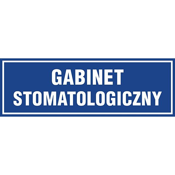 Znak "Gabinet stomatologiczny" PA197