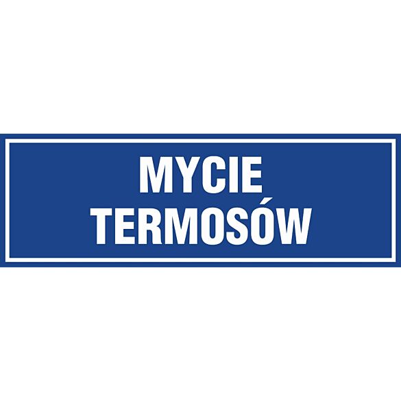 Znak "Mycie termosów" PA282