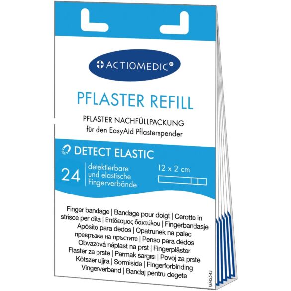 Plastry elastyczne ACTIOMEDIC DETECT ELASTIC 120 x 20 mm