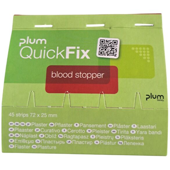 Plastry hemostatyczne QuickFix Blood Stopper - przód