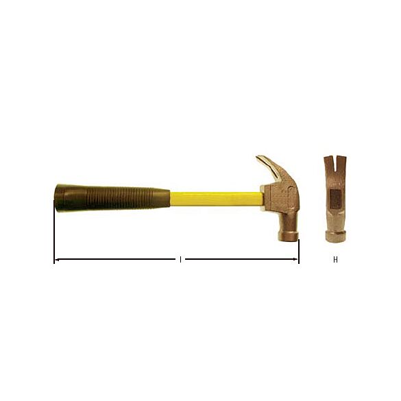 Młotek wygięty AMPCO FK0020
