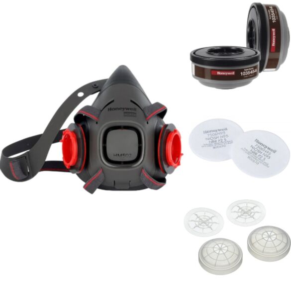 Zestaw dla lakiernika z półmaską Honeywell HM502BL