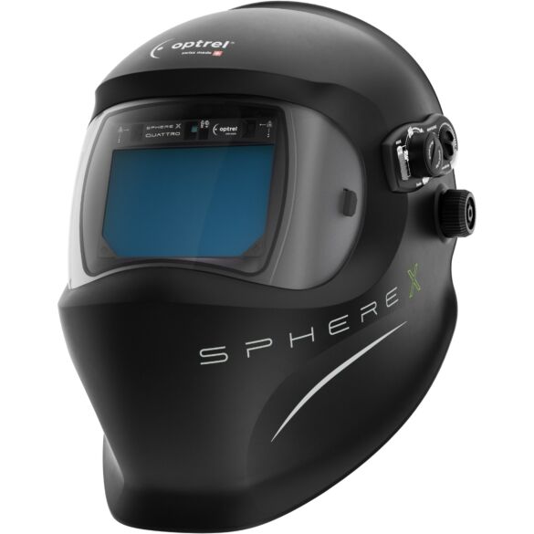 Przyłbica spawalnicza OPTREL SphereX QUATTRO z nagłowiem IsoFit®