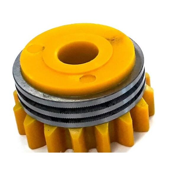 Rolka podająca KEMPPI Ø 1,0 - 1,2 mm karbowana żółta do podajników drutu z mechanizmem SL 500 (nr 3133990)