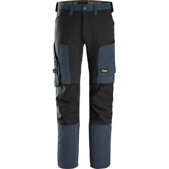 Spodnie robocze Snickers 6318 AllroundWork z stretch - granatowy - przód