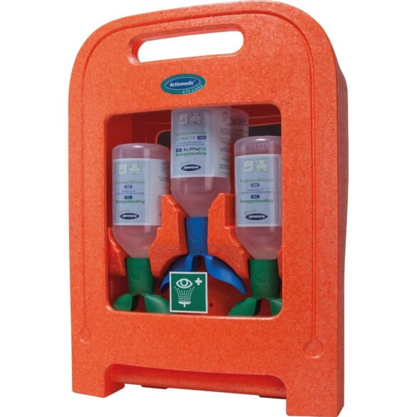Stacja do płukania oczu ACTIOMEDIC Medi2Protect TWIN I Eye Care BioPhos74 - 3 x 500 ml