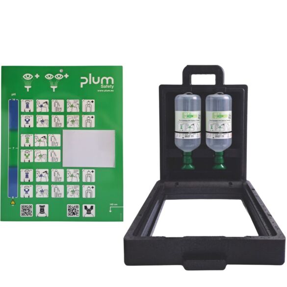 Stacja PLUM iBox 2 z płukankami - 2 x Eyewash 500 ml (nr 4922) 