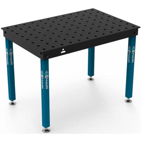 Stół spawalniczy montażowy GPPH BASIC 1200 x 800 mm - na stopach - system 16 (50x50 mm)