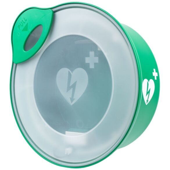 Szafka zewnętrzna na defibrylator AED CABINAID PRO - zielona