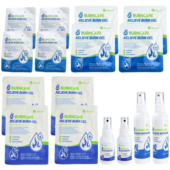 Zestaw opatrunków hydrożelowych Burncare - średni
