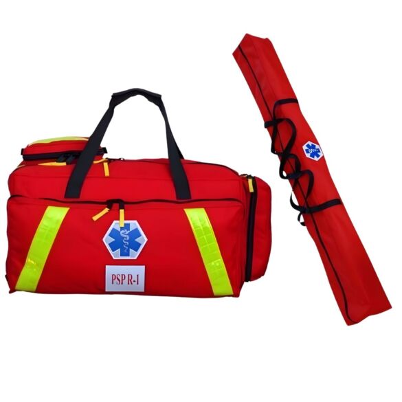 Zestaw ratownictwa medycznego BOXMET PSP R-1 z szynami Kramera - wersja premium