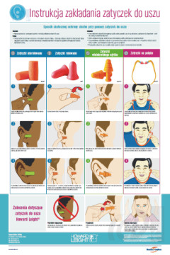 Zobacz: Instrukcję zakładania zatyczek do uszu